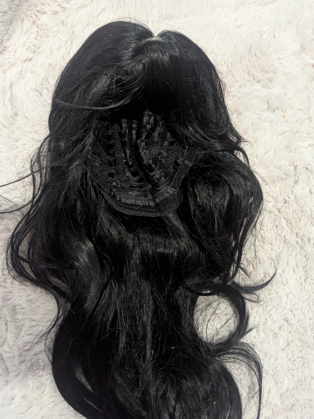Black Clip-In Women’s Hairpiece - Natural Wave